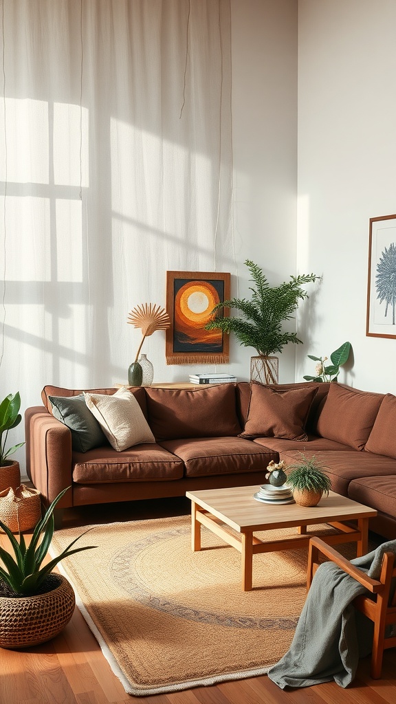 nature inspired with earthy tones
